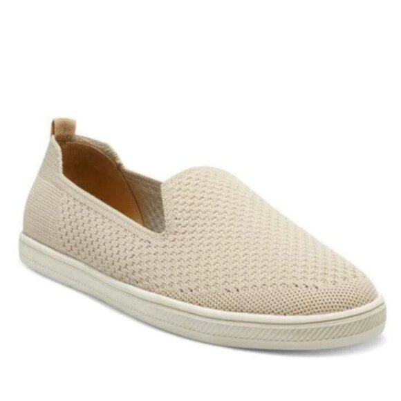 Vince Camuto Beige Nude Washable Knit Slip On Sneakers Size 9.5 Nordstrom Shoes - Picture 1 of 10